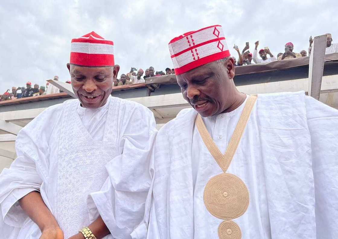 Gwamna Abba Tare da Kwankwaso. Gwamna Abba Tare da Kwankwaso.