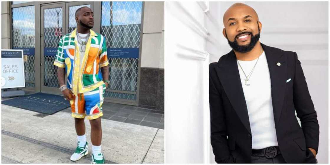 Davido congratulates colleague Banky W