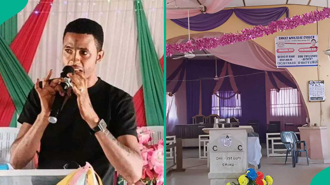 An ex-Muslim man reacts to the footage of Kwara church attack