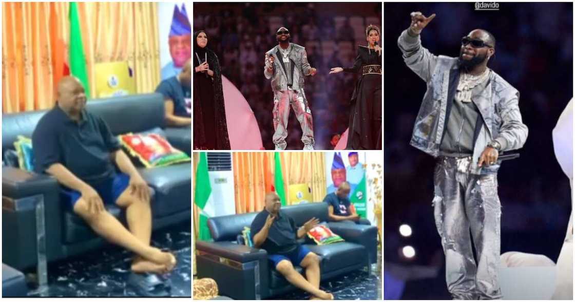 Photos of Davido and his uncle Ademola Adeleke Photos of Davido and his uncle Ademola Adeleke