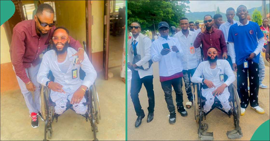 Despite disability, Nigerian man bags degree in statistics Despite disability, Nigerian man bags degree in statistics