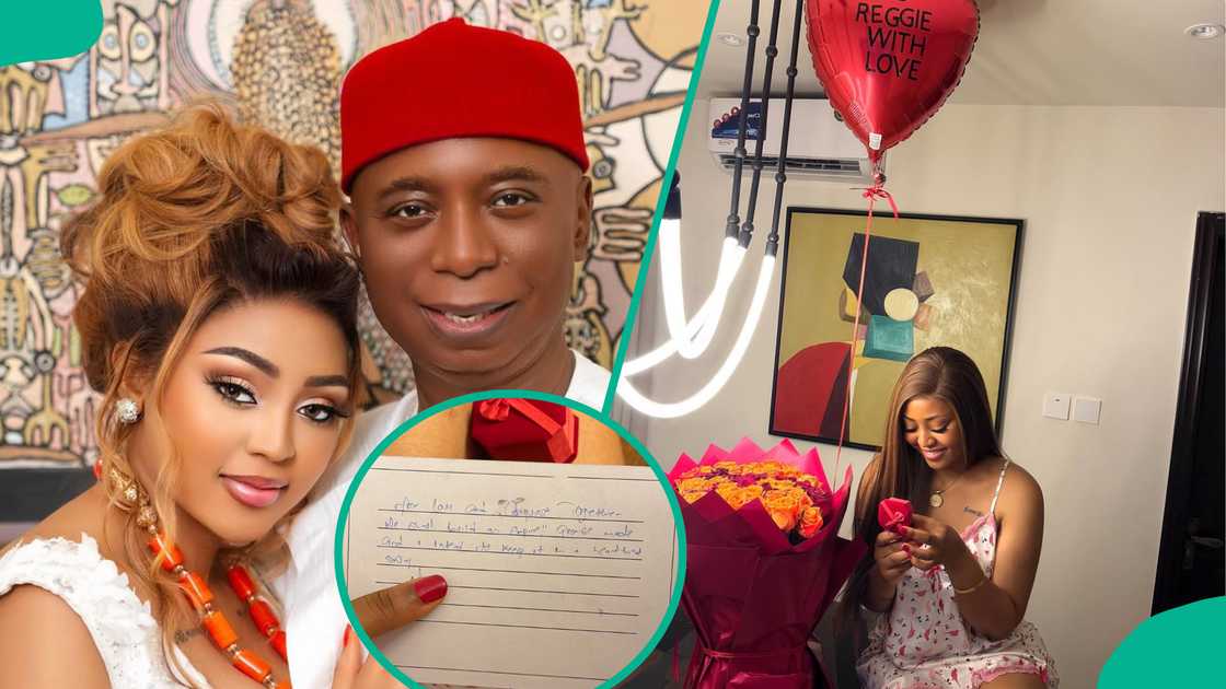 Regina Daniels shares gifts she got from mystery man, fans react Regina Daniels shares gifts she got from mystery man, fans react