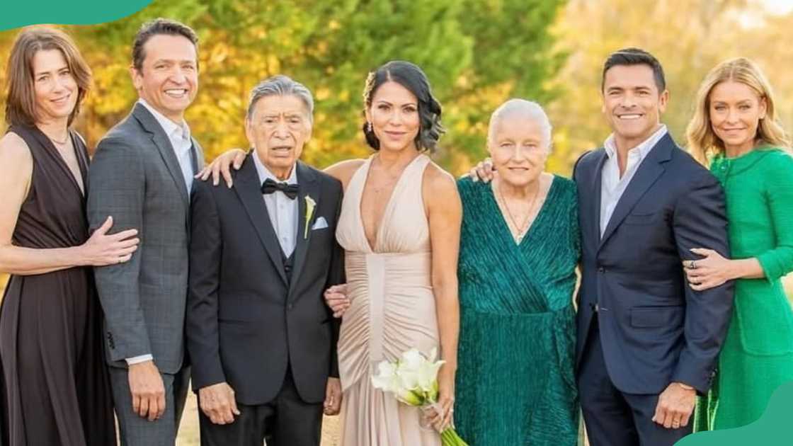 The Consuelos family attend an event The Consuelos family attend an event