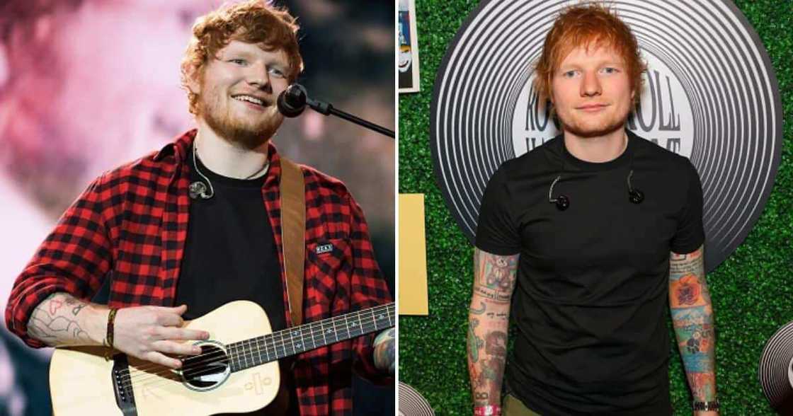 Ed Sheeran headlines on the Pyramid Stage during day 4 of the Glastonbury Festival 2017 at Worthy Farm, Pilton