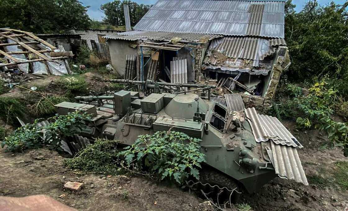 The Russian defence ministry is painting the setback as a strategic 'regrouping' of its troops The Russian defence ministry is painting the setback as a strategic 'regrouping' of its troops