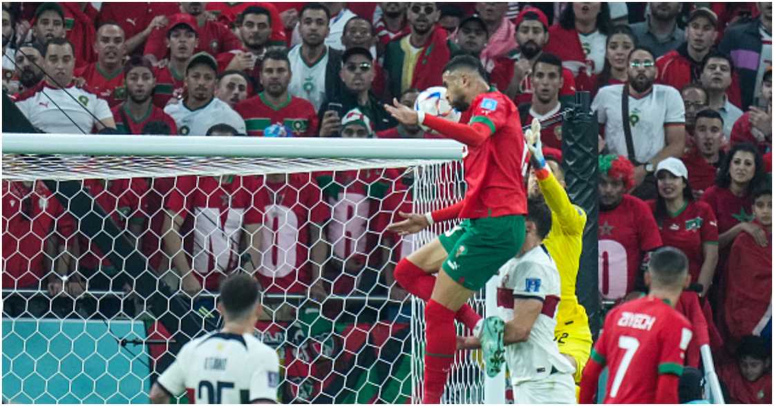Youssef En-Nesyri, FIFA World Cup, Qatar 2022, Morocco, Portugal, Cristiano Ronaldo, Juventus, Sampdoria. Youssef En-Nesyri, FIFA World Cup, Qatar 2022, Morocco, Portugal, Cristiano Ronaldo, Juventus, Sampdoria.