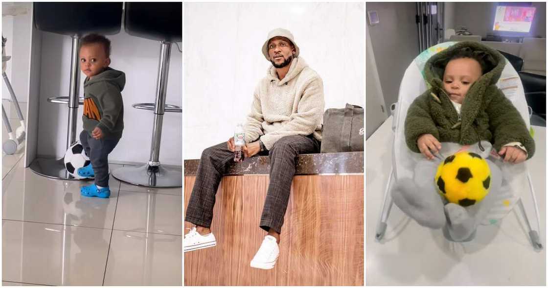 Photos of BBN's Omashola and his son Eyitemi Photos of BBN's Omashola and his son Eyitemi