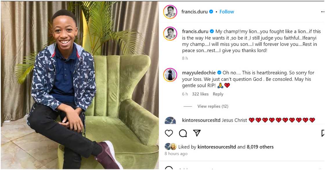 May Edochie reaches out to Francis Duru