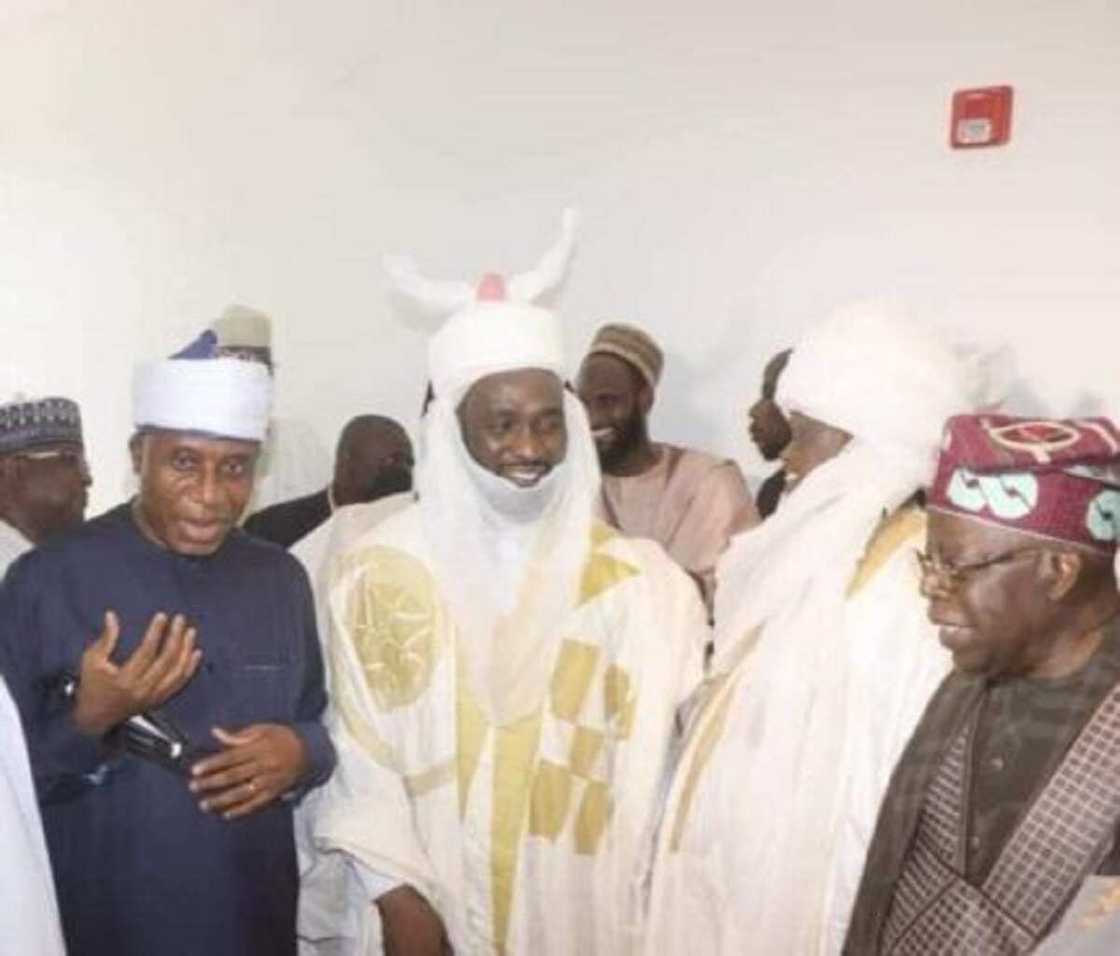 Hotuna: Tinubu, Amaechi Da Shettima Sun Halarci Naɗin Sarautar Ƙanin Aisha Buhari