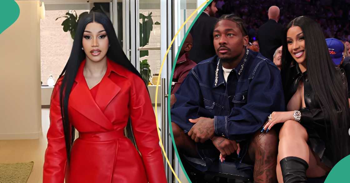 pregnant Cardi B confronts woman linked to boyfriend’s secret baby