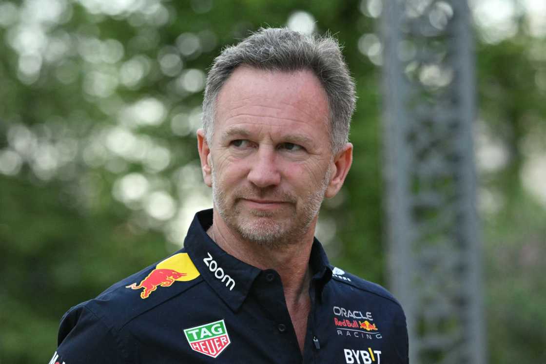 Christian Horner at Lusail International Circuit in Lusail, north of Doha. Christian Horner at Lusail International Circuit in Lusail, north of Doha.