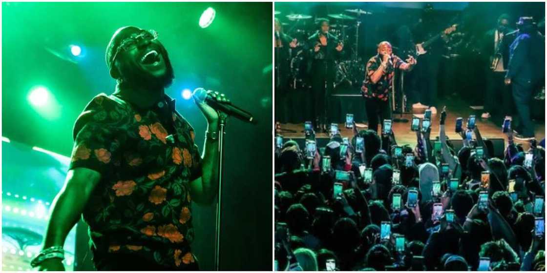 Davido at Irving Plaza in New York, Davido on stage at Irving Plaza in New York Davido at Irving Plaza in New York, Davido on stage at Irving Plaza in New York