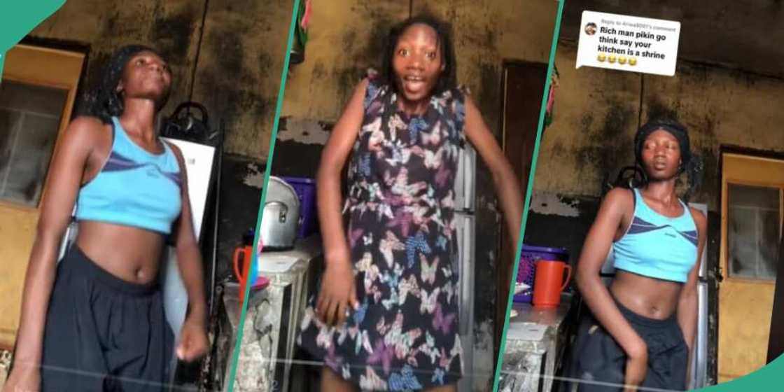 Lady shows off her old-looking house Lady shows off her old-looking house