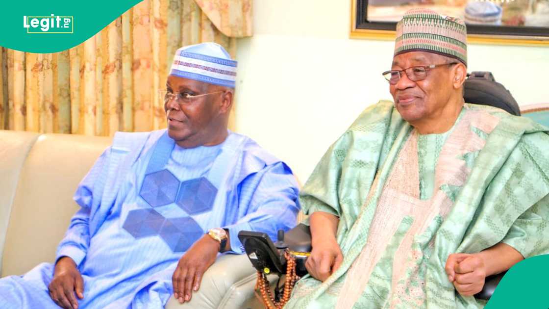Atiku ya ziyarci Janar Ibrahim Badamasi Babangida Atiku ya ziyarci Janar Ibrahim Badamasi Babangida