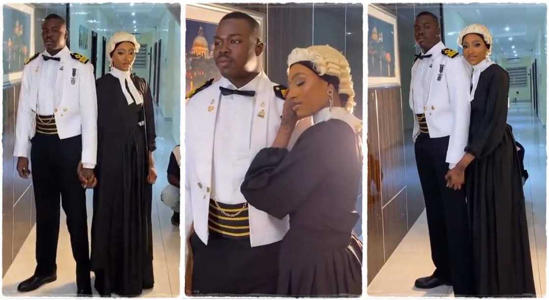 Photos of a lawyer who is set to marry a policeman. Photos of a lawyer who is set to marry a policeman.