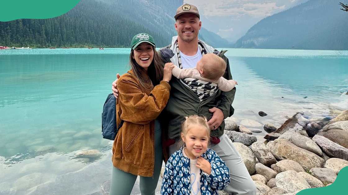 Will Compton with his wife, Charo and daughters, Cerulean Belle and Scottie.