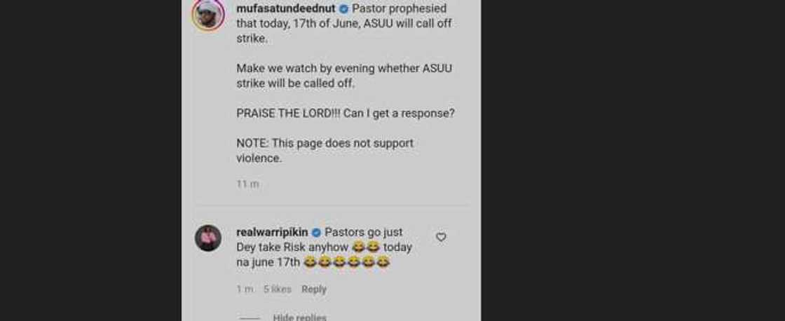 Real Warri Pikin, ASUU Strike Real Warri Pikin, ASUU Strike