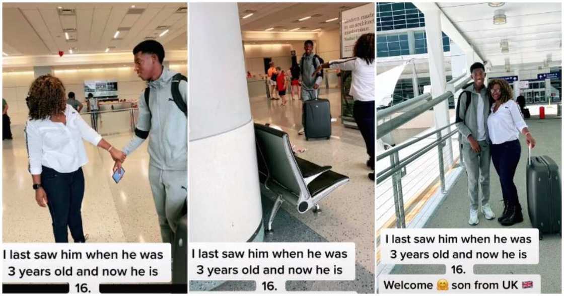 Mum reunites with 16-year-old son, UK, Sierra Leone, mum and son video Mum reunites with 16-year-old son, UK, Sierra Leone, mum and son video