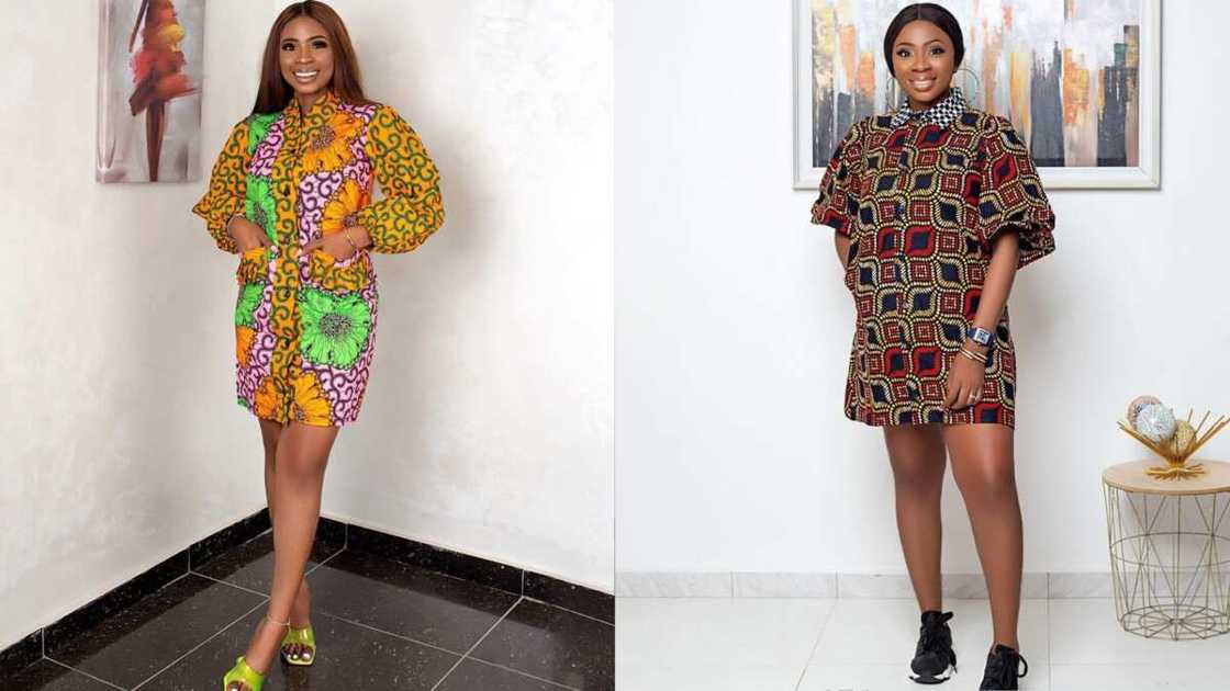 Ankara shirt dress styles Ankara shirt dress styles