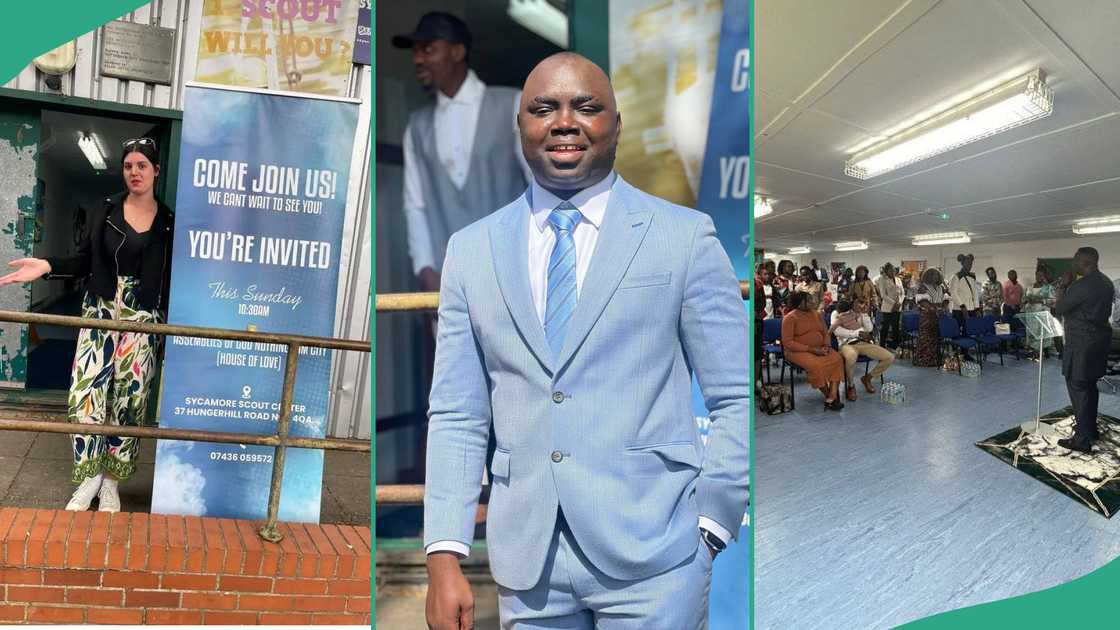 Photos emerge as Nigerian pastor establishes church in UK