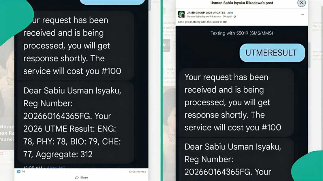 University of Ibadan candidate shares JAMB result, people praise him University of Ibadan candidate shares JAMB result, people praise him