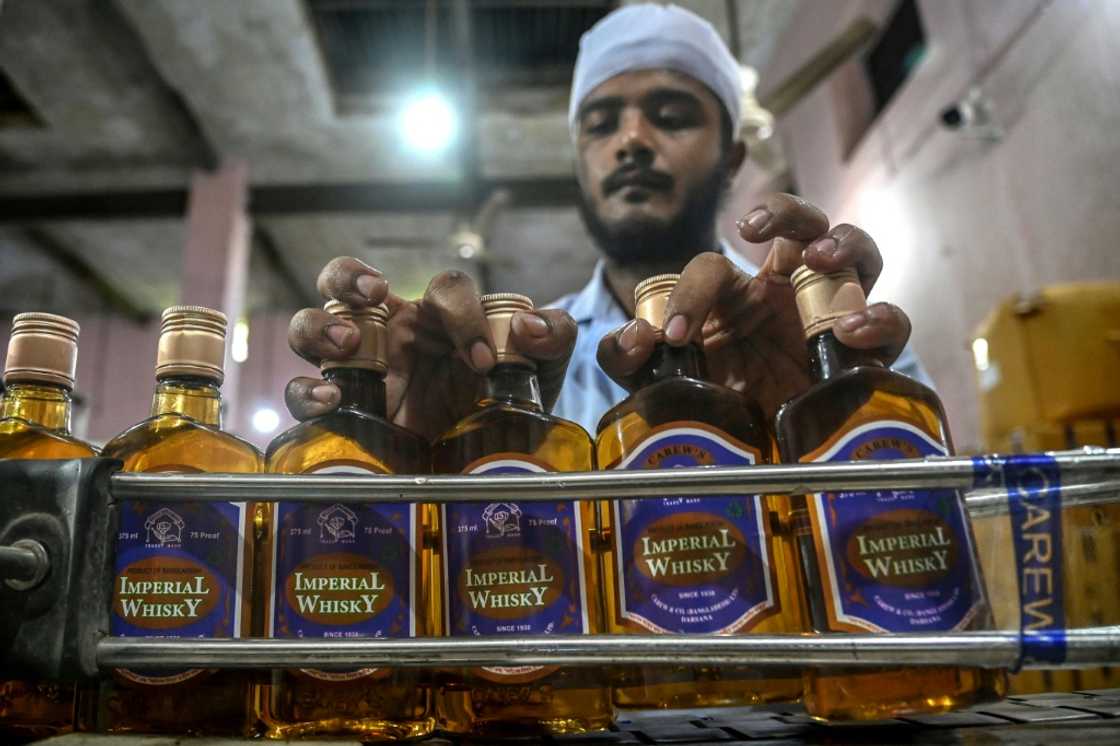 Carew and Co, established under British rule 87 years ago, is the only licensed distillery in Muslim-majority Bangladesh