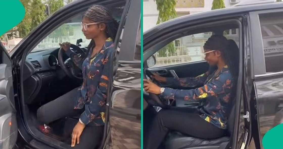 Nnewi boss catches female employee posing in his car, sends her out Nnewi boss catches female employee posing in his car, sends her out