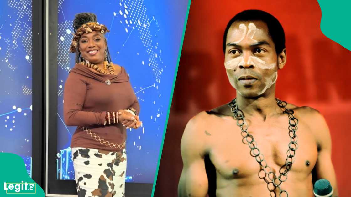 Fela's daughter, Yeni said her father is a better national father than a conventional one Fela's daughter, Yeni said her father is a better national father than a conventional one