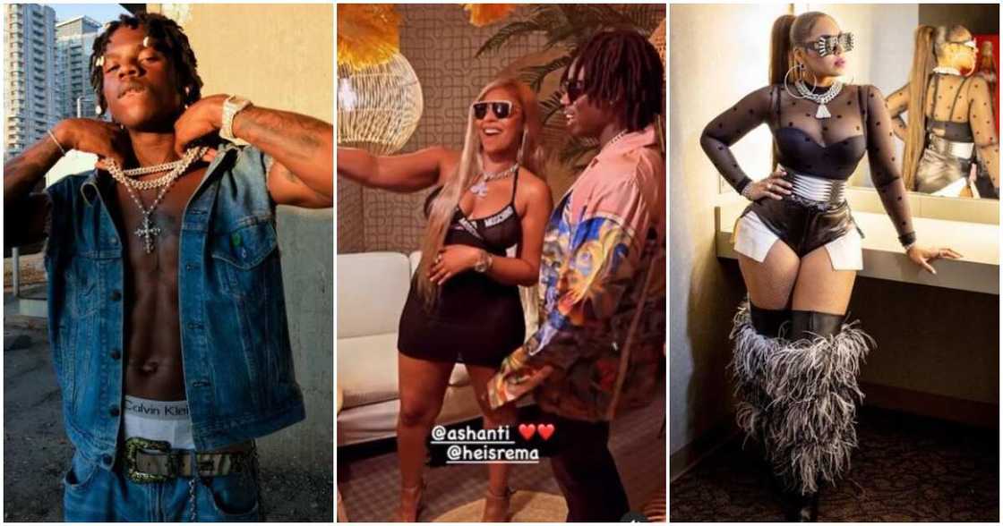 Photos of Rema and Ashanti Photos of Rema and Ashanti