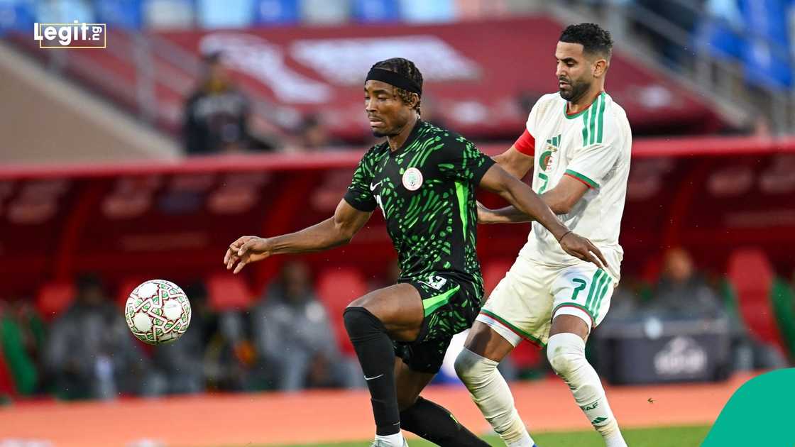 Bruno Onyemaechi, Riyad Mahrez, 2025 Africa Cup of Nations, Algeria, Nigeria, Marrakesh, Morocco.