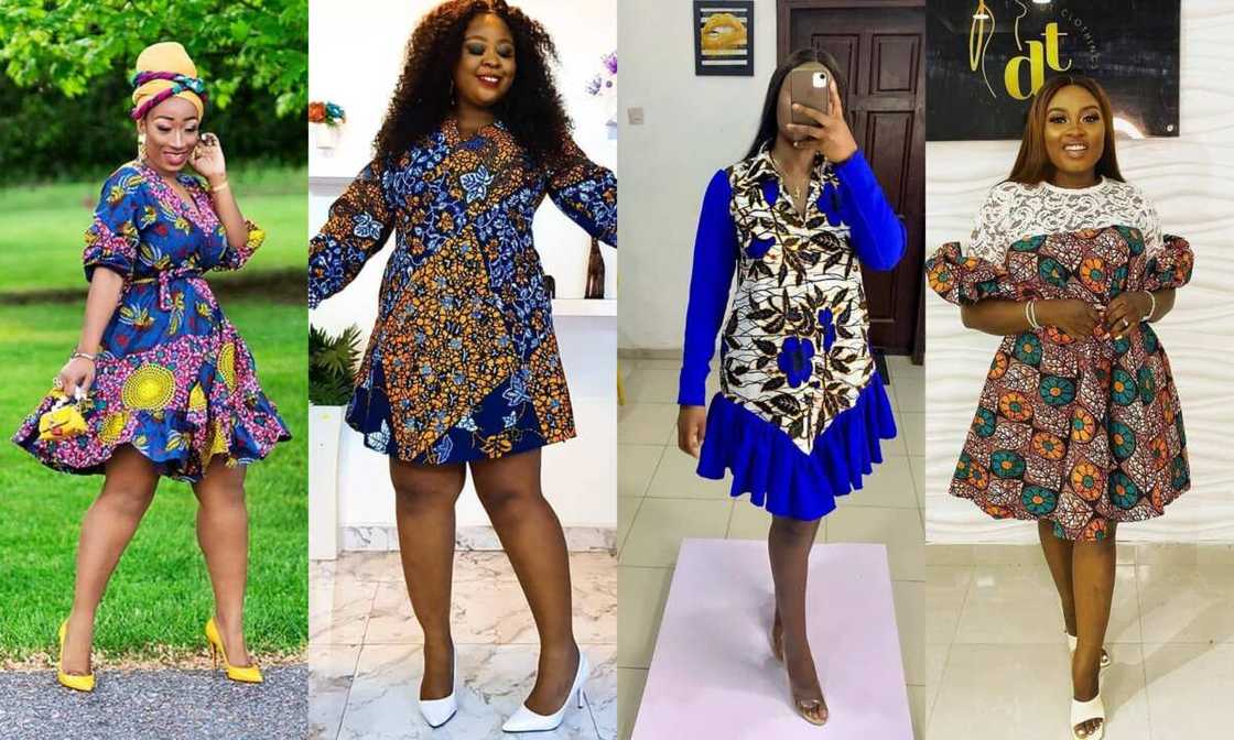 short ankara gown styles for pregnant ladies