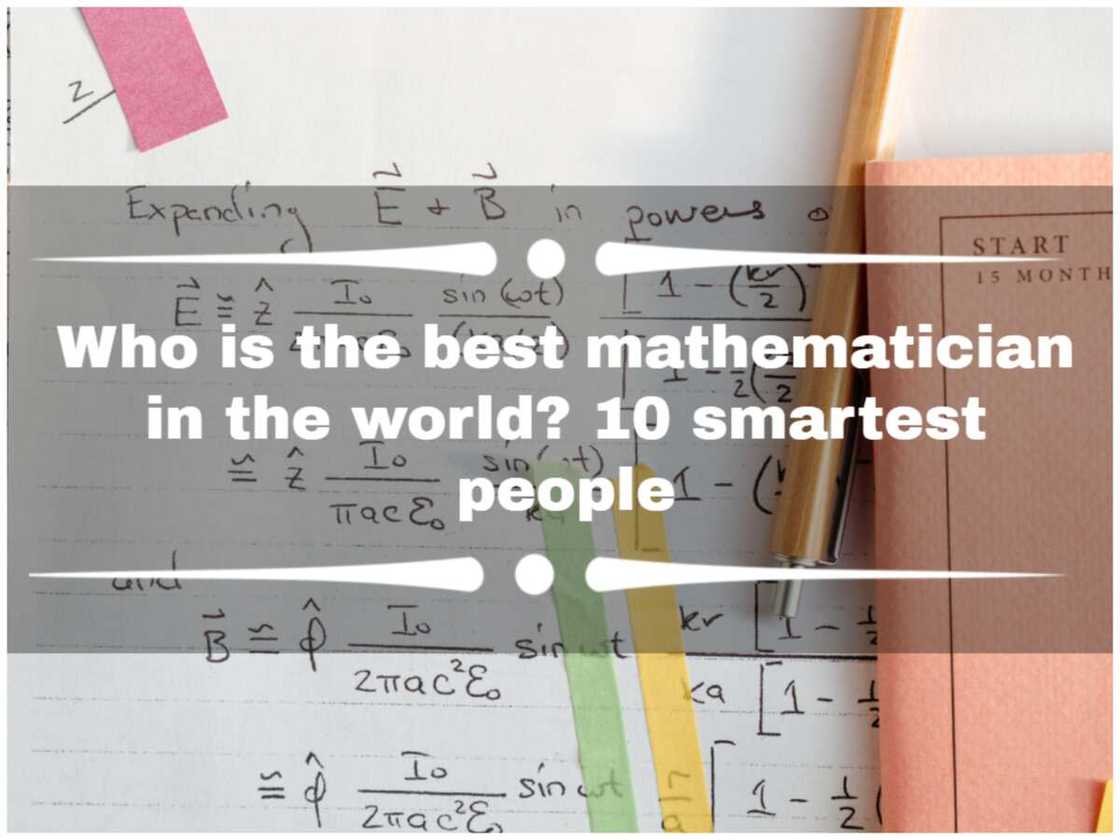 who is the best mathematician in the world