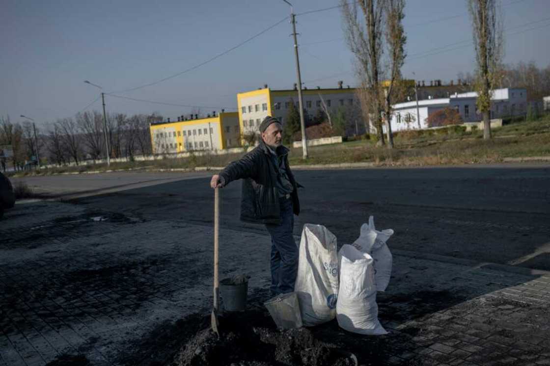 Bakhmut residents are bracing for a cold winter