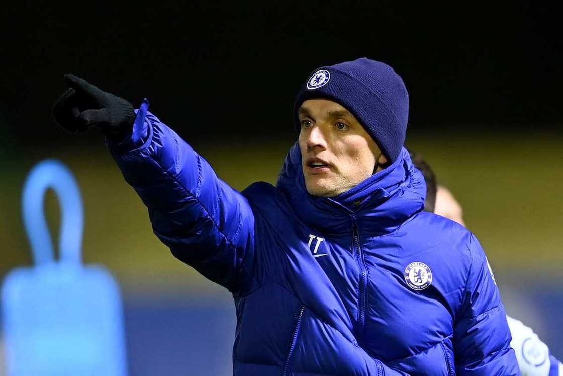 Thomas Tuchel during a past match in charge of Chelsea. Photo: Getty Images.