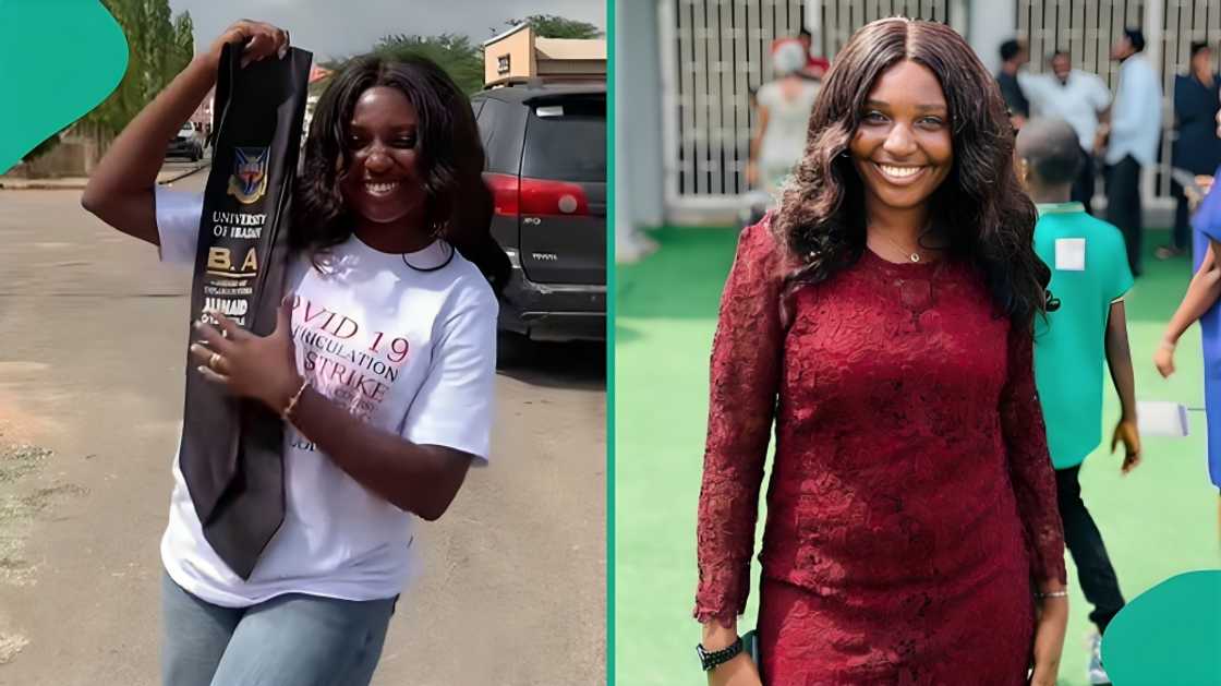 A Nigerian lady graduates from department of history and diplomatic studies from University of Ibadan A Nigerian lady graduates from department of history and diplomatic studies from University of Ibadan