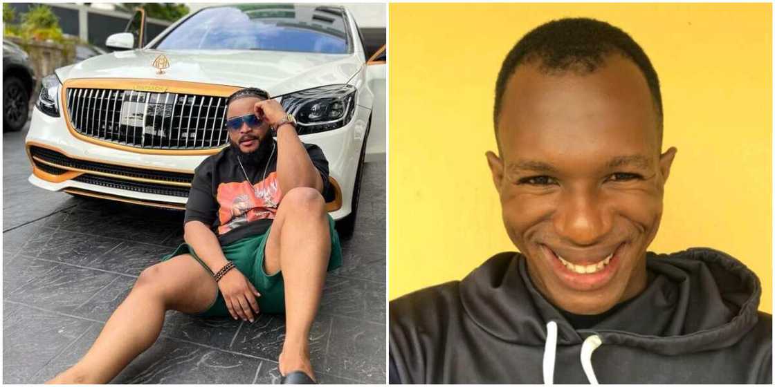 BBNaija Whitemoney and his Maybach, Daniel Regha BBNaija Whitemoney and his Maybach, Daniel Regha