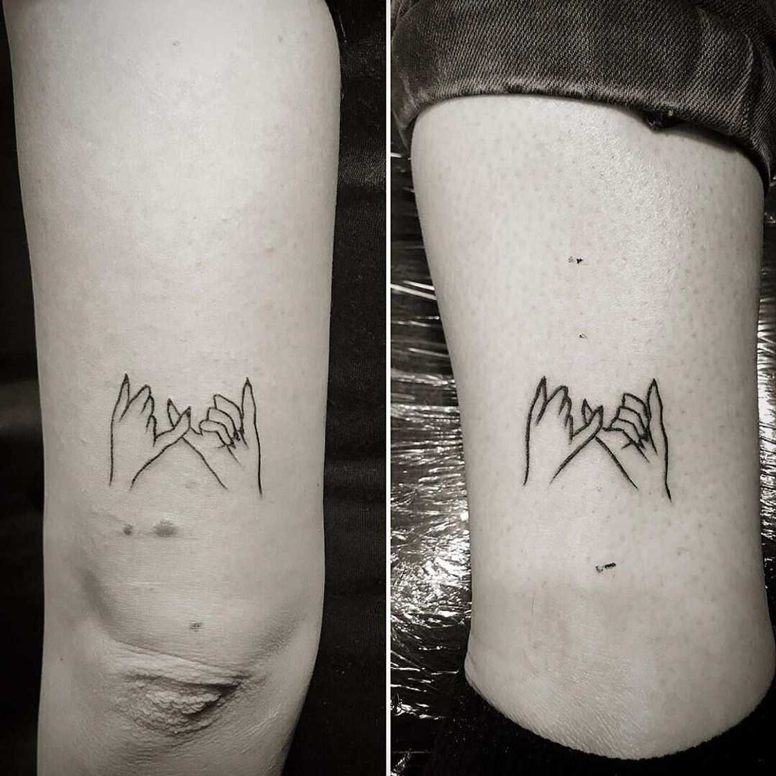 best friend matching tattoo