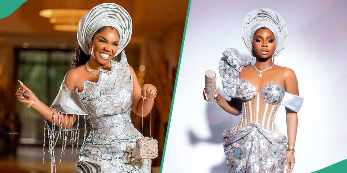 Iyabo Ojo and Priscilla Ojo rock matching outfits Iyabo Ojo and Priscilla Ojo rock matching outfits