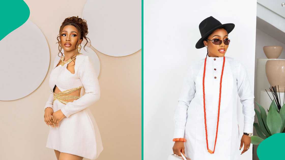 Mercy Eke rocks cool outfits