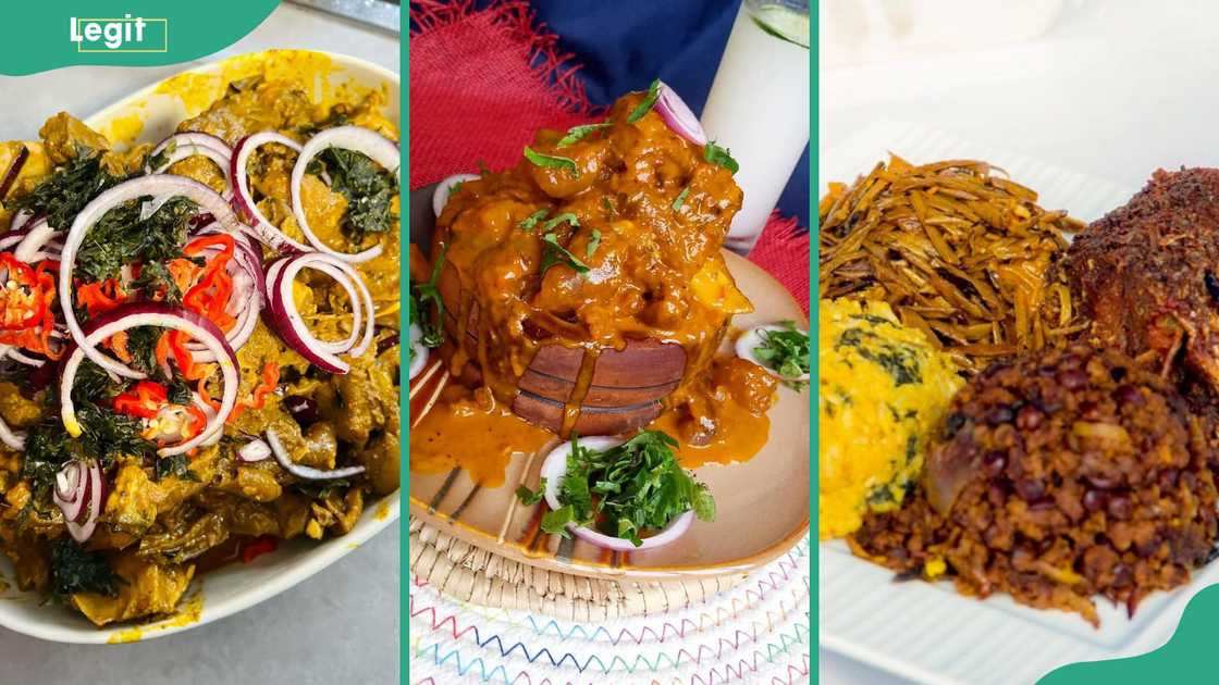 Different Igbo foods