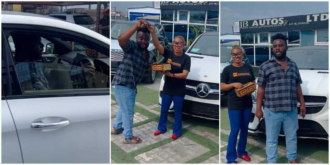 Sabinus gets new car Sabinus gets new car
