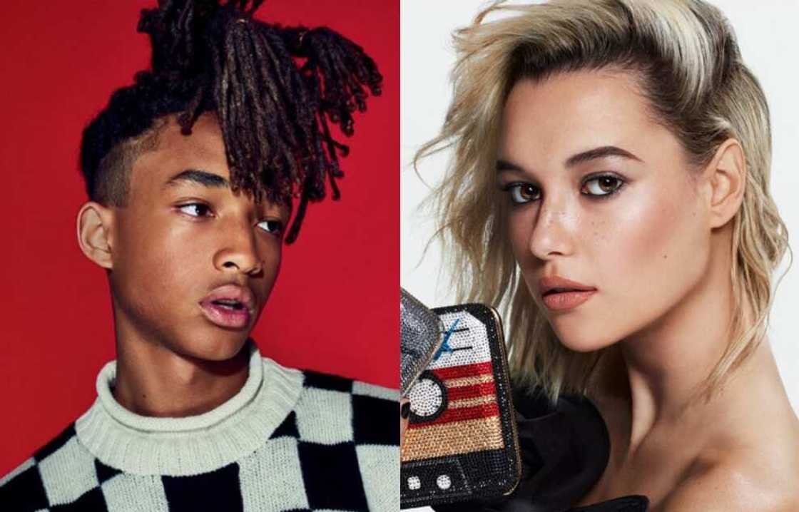 Sarah Snyder and Jaden Smith