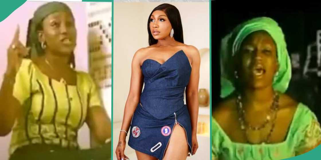 Ebube Nwagbo as a gospel singer in the past. Ebube Nwagbo as a gospel singer in the past.