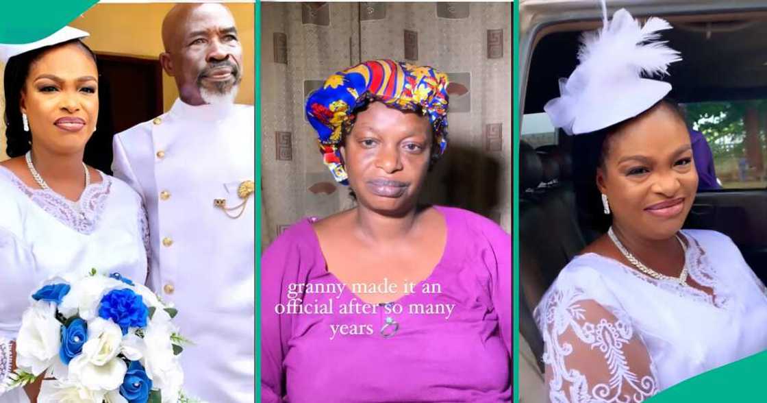 Nigerian woman finally gets married with her husband after many years Nigerian woman finally gets married with her husband after many years