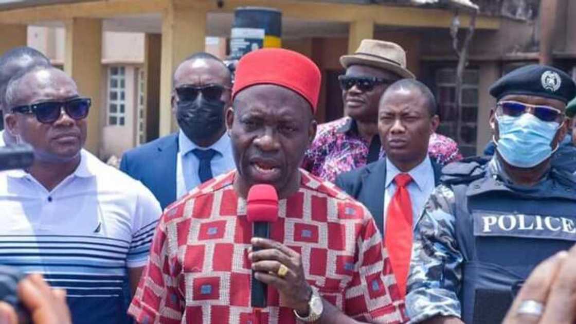 Charles Soludo, Onitsha Market, Anambra state Charles Soludo, Onitsha Market, Anambra state