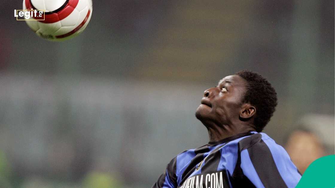 Messina, Inter Milan, Obafemi Martins, Serie A, San Siro, Football, Italy. Messina, Inter Milan, Obafemi Martins, Serie A, San Siro, Football, Italy.