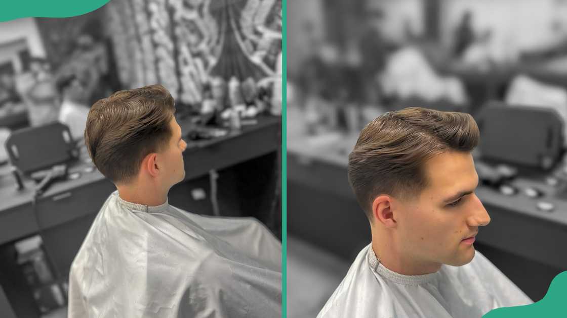 Side-part slick back Side-part slick back