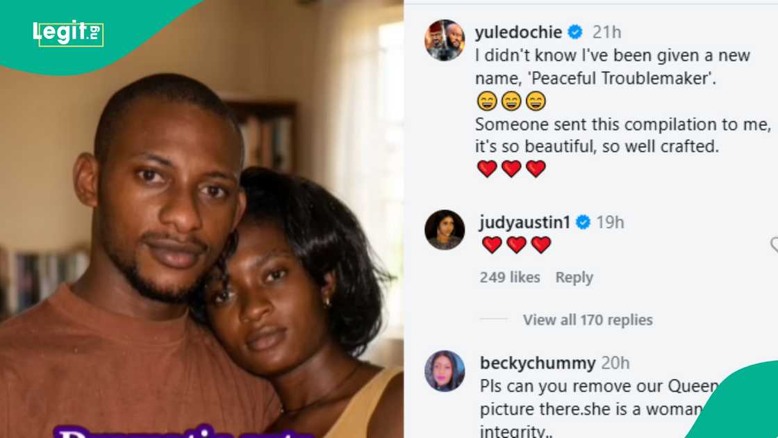 Judy Austin’s latest move gets attention after Yul Edochie shares old clips with May