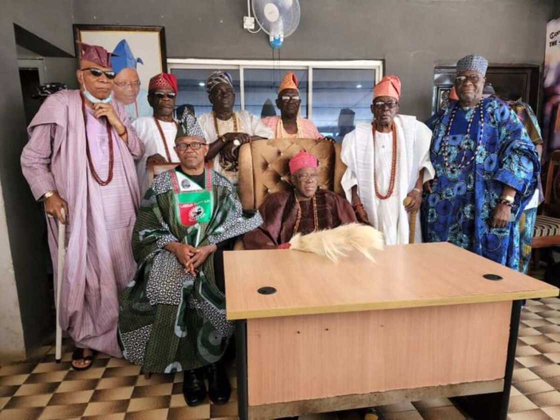 Peter Obi, Olubadan, Oyo state, Labour Party, 2023 presidential election, 2023 general poll Peter Obi, Olubadan, Oyo state, Labour Party, 2023 presidential election, 2023 general poll