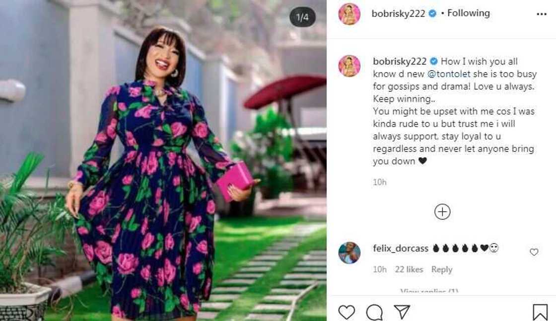 Bobrisky admits falling out with Tonto Dikeh Bobrisky admits falling out with Tonto Dikeh